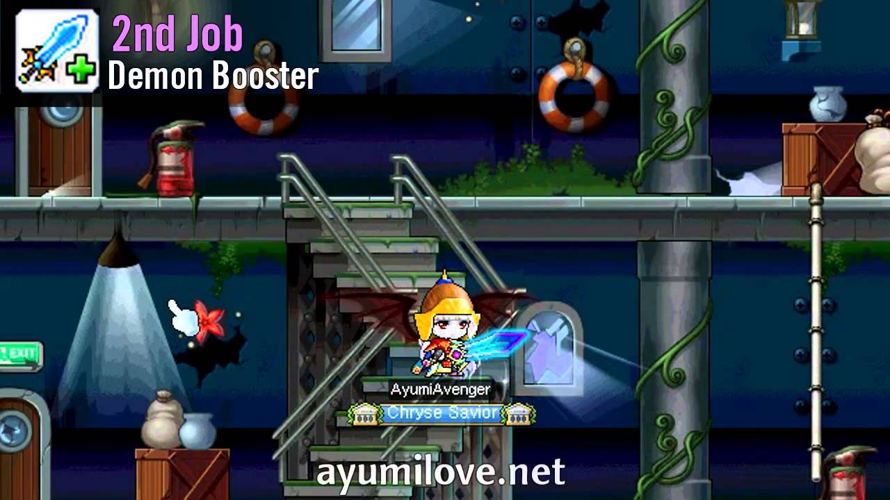Ayumilove Demon Avenger 1st 2nd 3rd 4th Job Skills Preview
