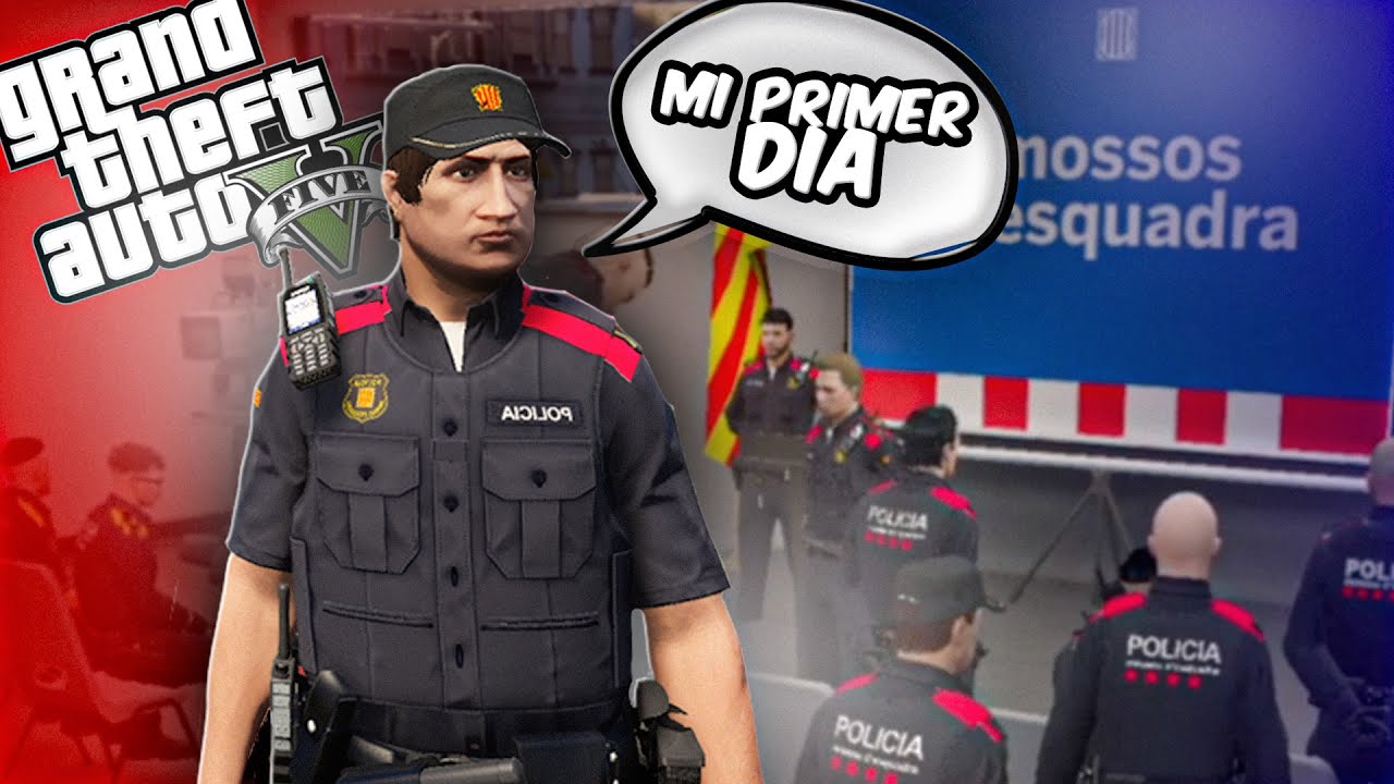 FUI POLICIA POR UN DIA | Cataluña FivePD - Marius622
