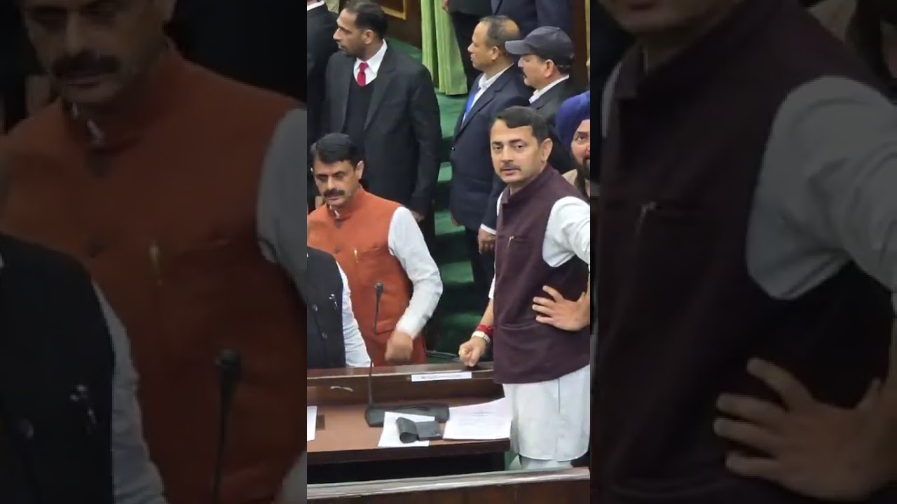 Live: BJP MLA's protesting in Legislative Assembly, demanding apology from CM Omar Abdullah