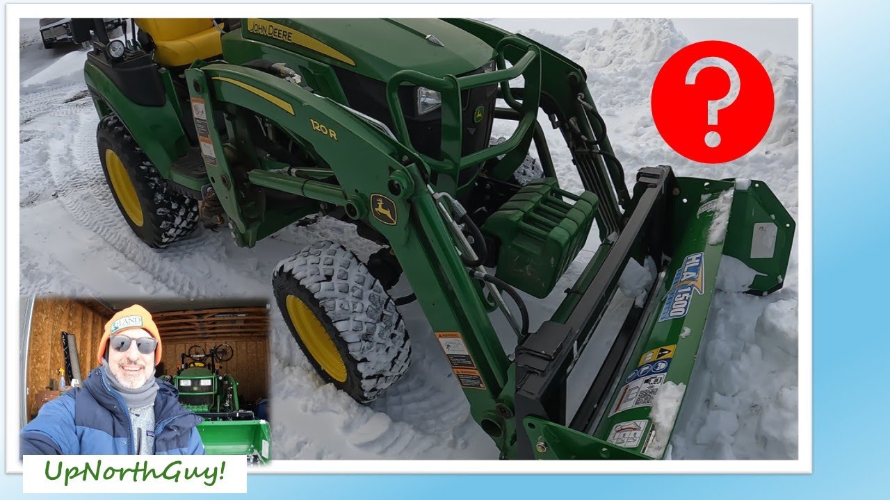 Can the John Deere 2025R Snow Pusher Clear a 1000' Road???