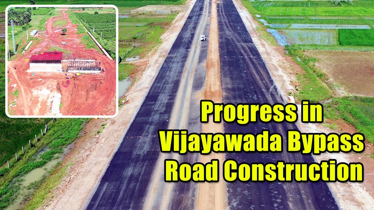 Progress in Vijayawada Bypass Road Construction | MEIL Transport