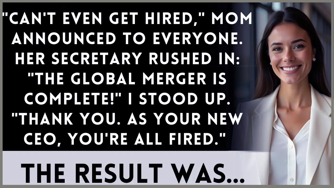 During Mom's Speech, She Called Me 'Unemployed'—Then Her Law Firm's Ownership Changed