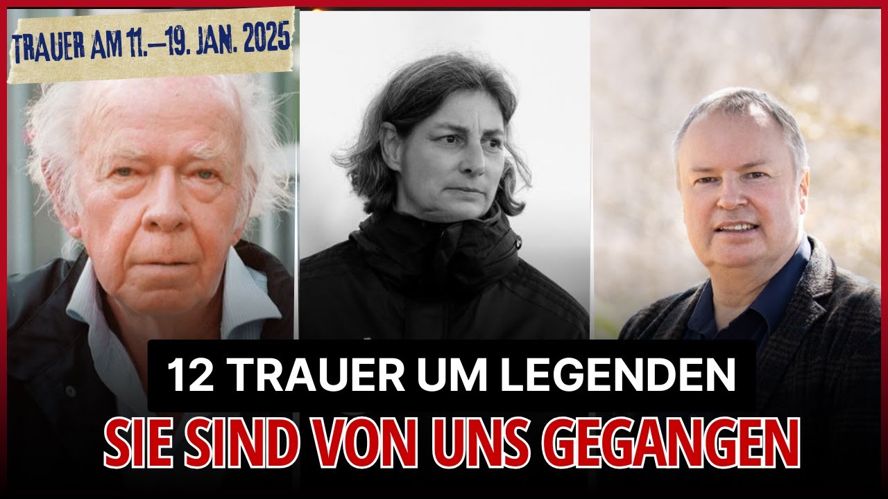 Nachruf Bedeutende Pers&ouml;nlichkeiten, die 11&ndash;19  Januar 2026 verstorben sind&ldquo;