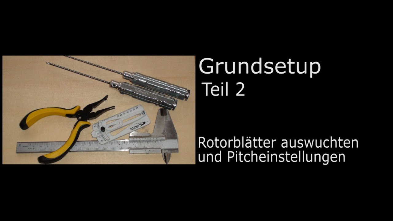 HK 450 GT (T-Rex Clone) Aufbauanleitung Teil 10 - Grundsetup Teil 2