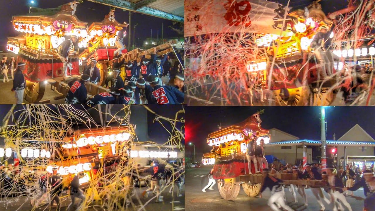 2025.10.13 泉南郡 岬町 深日 やぐら 深日港でのイベント (深日一号·深日ニ号) 国玉神社 秋祭り 本宮