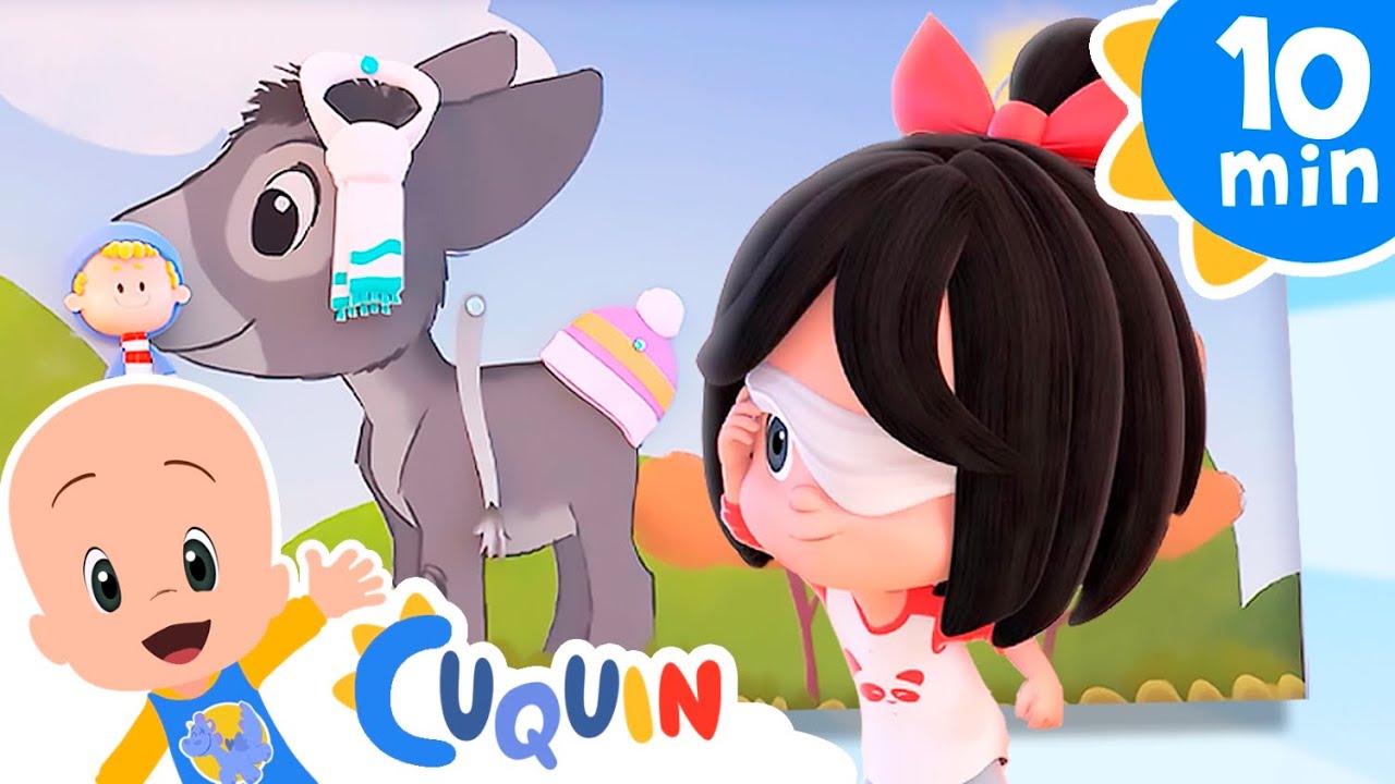 Dear little donkey | Cleo and Cuquin Nursery Rhymes for Kids