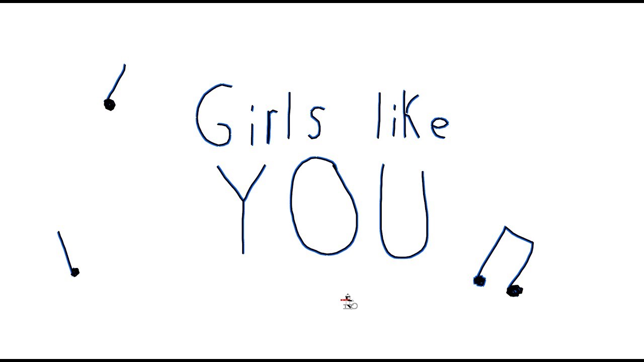 Maroon 5 - Girls Like You | Line Rider