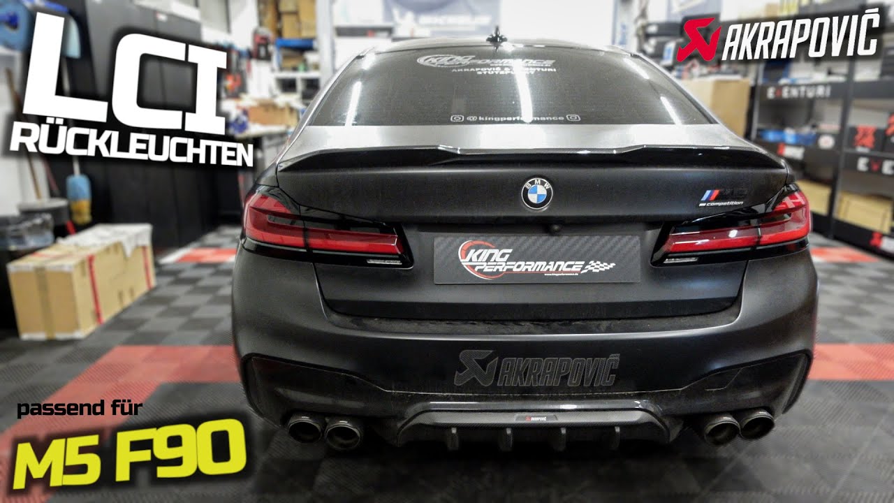 Endlich sind sie da! LCI Rückleuchten passend für BMW M5 F90 + MIESER Kaltstart