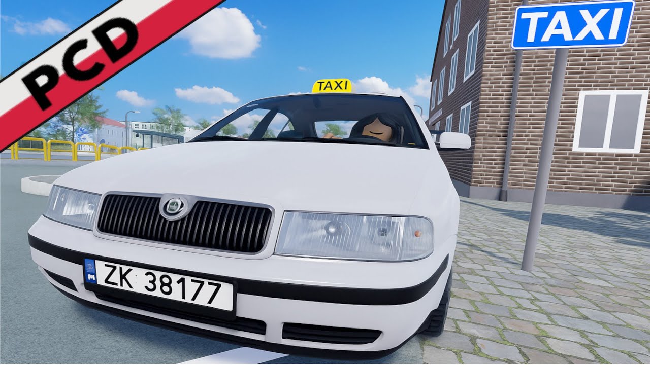 ZOSTAŁEM PEŁNOPRAWNYM TAKS&Oacute;WKARZEM w POLISH CAR DRIVING NA ROBLOX #04 - PORADNIK JAK ZACZĄĆ