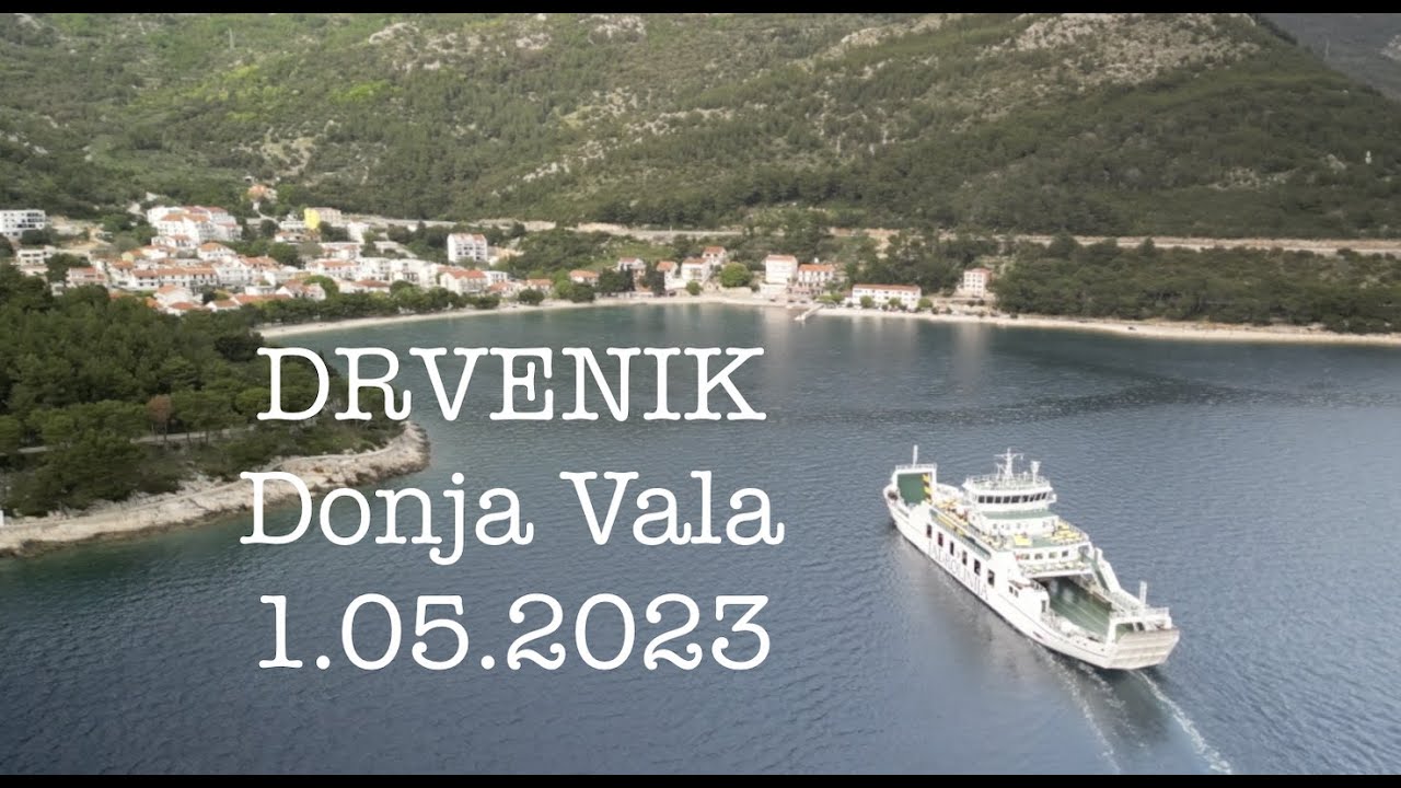 Chorwacja DRVENIK Donja Vala majówka - 1.05.2023 DJI mini 3 pro