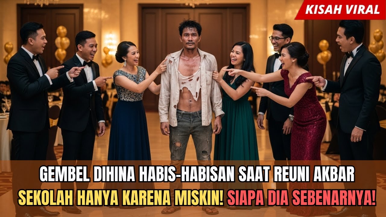 GEMBEL DIHINA HABIS-HABISAN SAAT REUNI AKBAR SEKOLAH HANYA KARENA MISKIN!!! SIAPA DIA SEBENARNYA?!