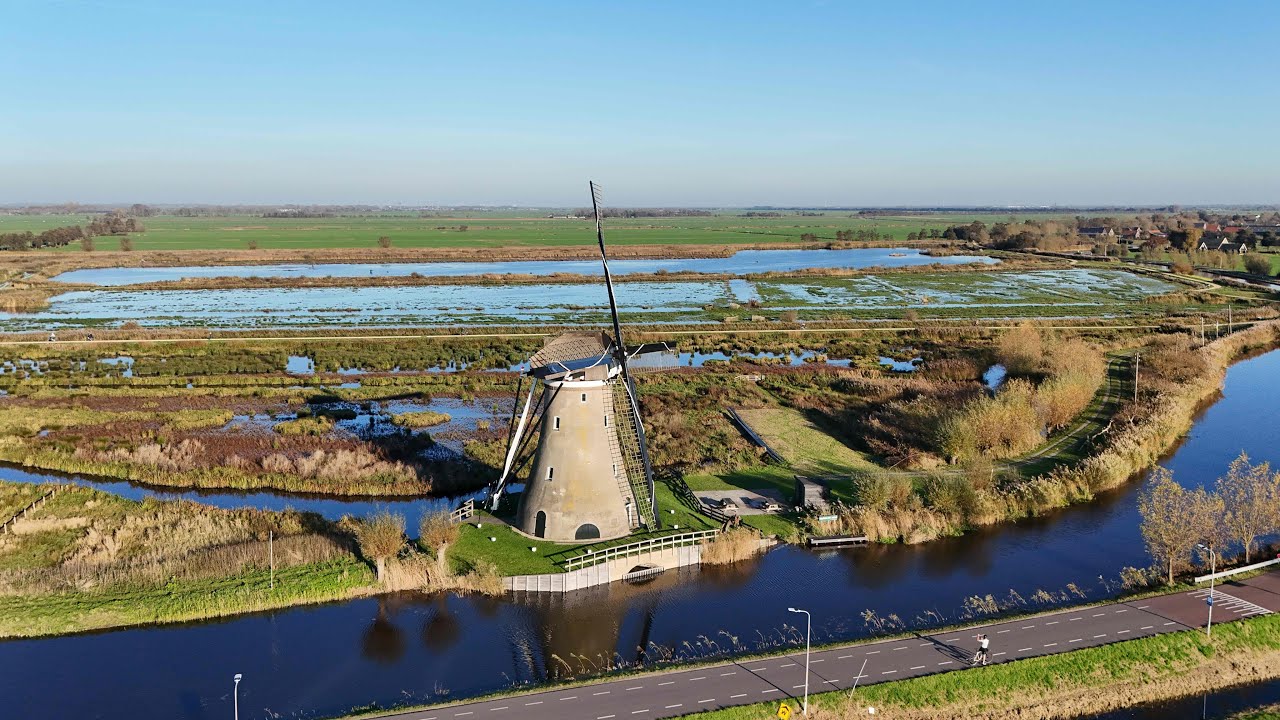Schoonhoven en langs de Vlist / Nederland vanuit de lucht 
