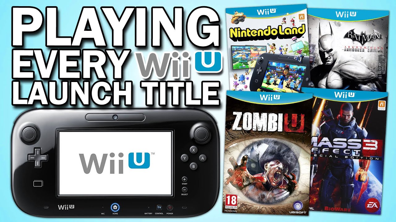 PLAYING EVERY Wii U LAUNCH GAME