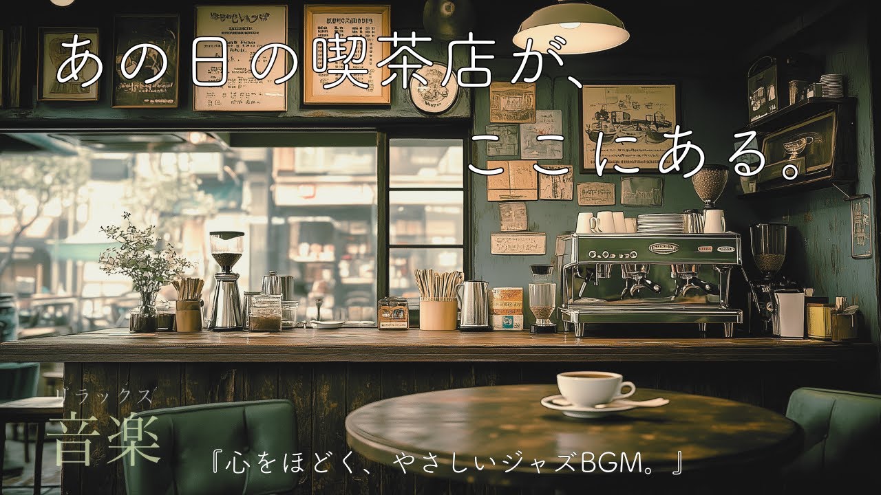 【Jazz Playlist】Showa Retro Café Jazz ☕ 心ほどける、喫茶店の午後。