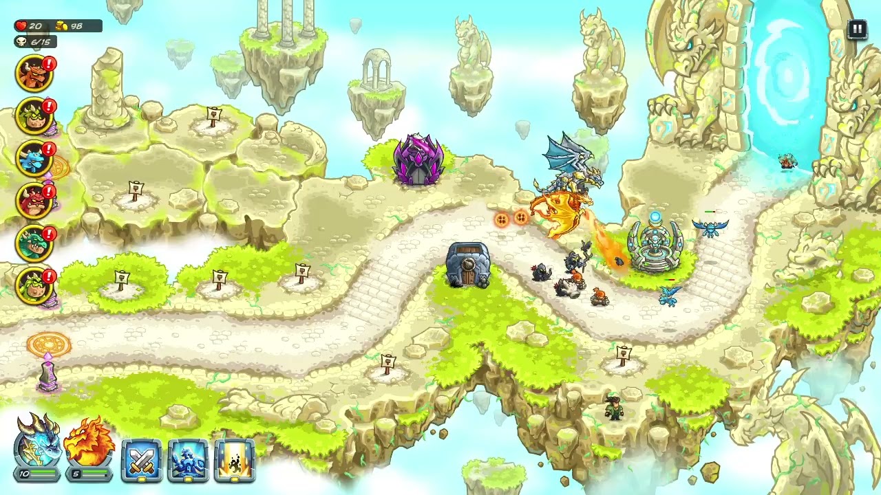 Kingdom Rush Alliance detonado parte 36 Dragon's Gate