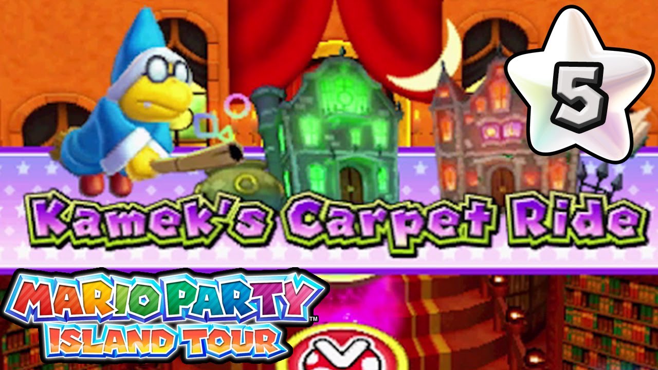 Mario Party Island Tour - Part 5: Kamek's Carpet Ride!