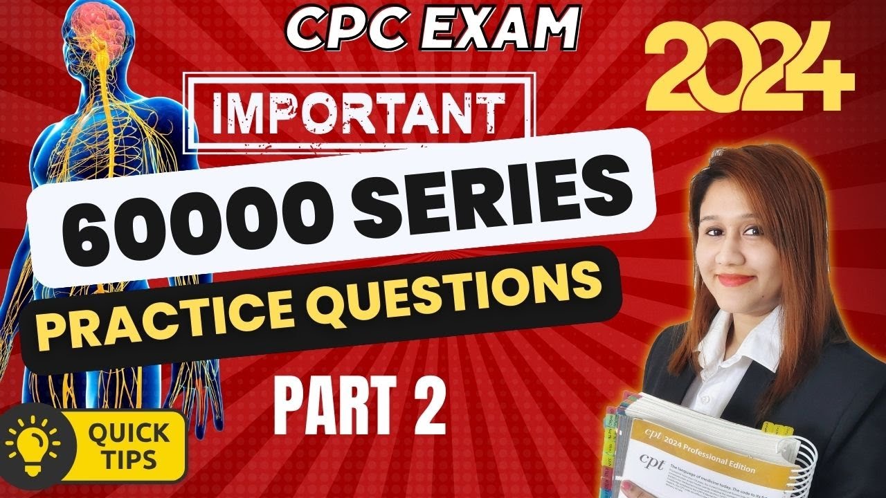 Практические вопросы к экзамену CPC 60000 | Медицинское кодирование