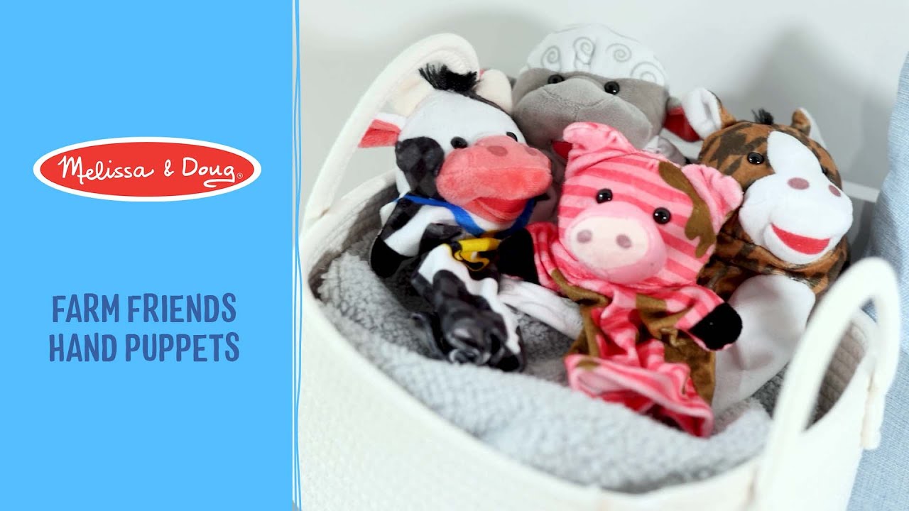 Melissa & Doug Farm Friends Hand Puppets