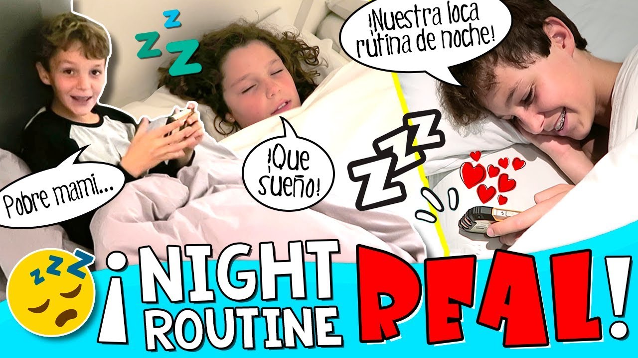 😴 The most REAL Night Routine in the World!! * This is OUR real Night Routine!! 🌜