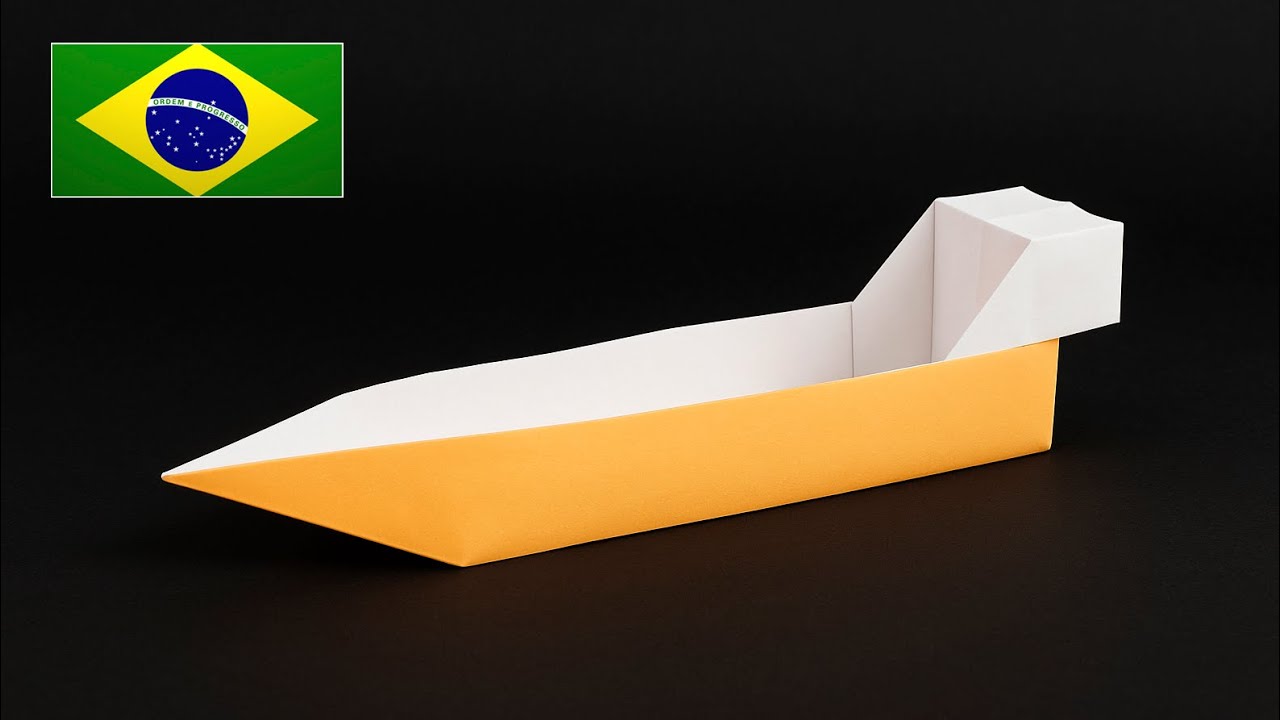Como fazer um Barco de Papel incrível | Fácil e que flutua muito bem