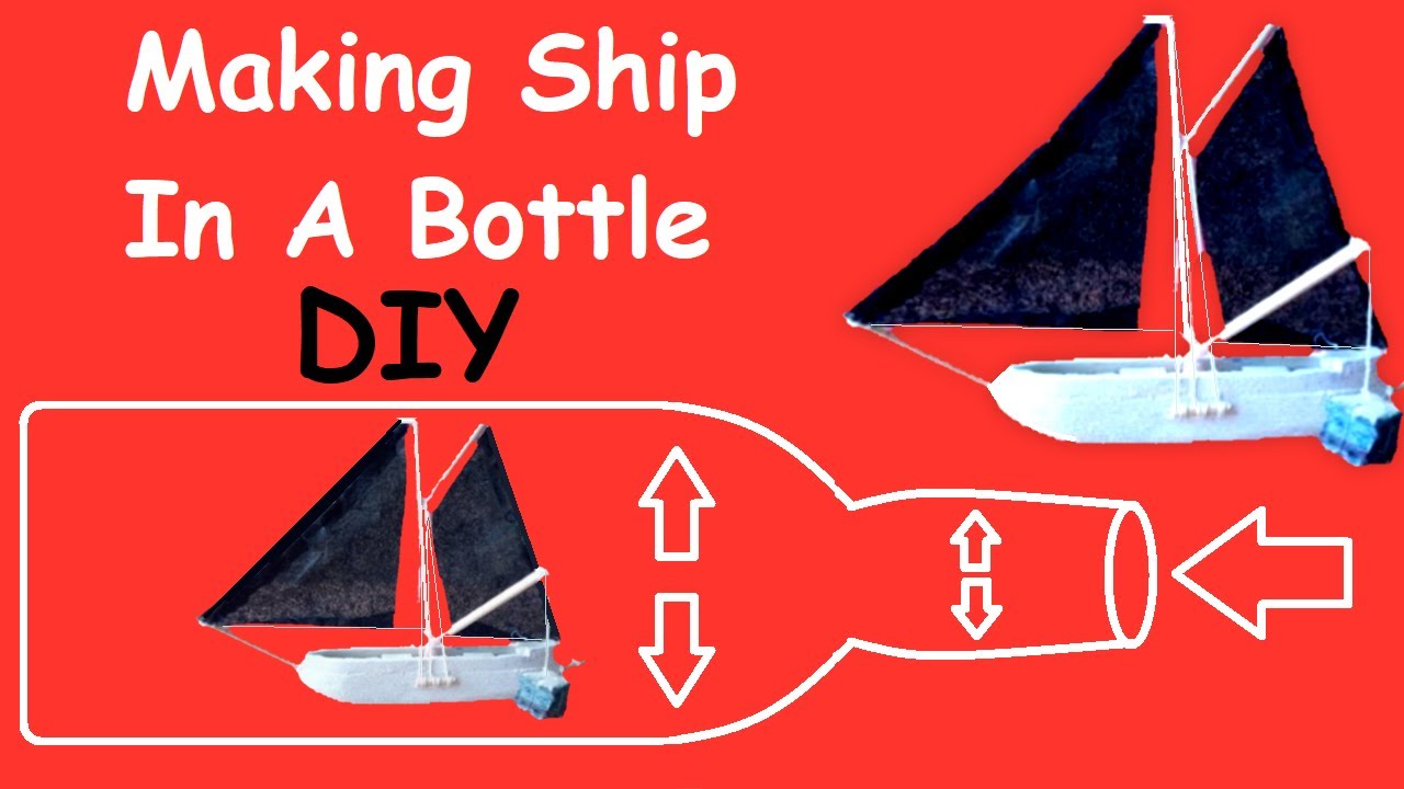 Ship In Bottle Making | Making Personalized Ship In A Bottle | Putting A Ship Into A Bottle | DIY