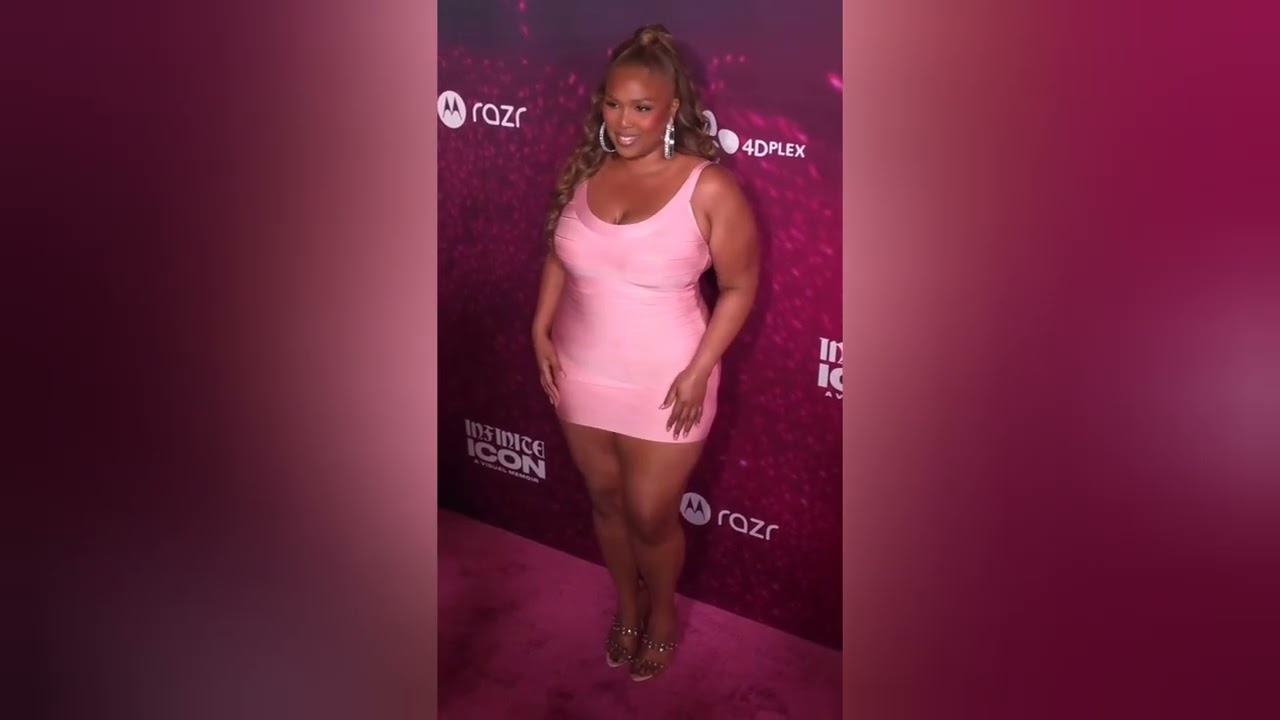 Lizzo, stepped out... pretty in pink