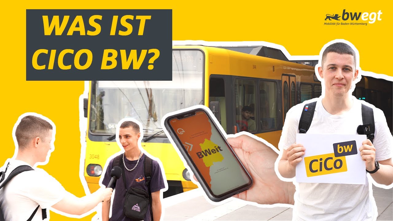 Per Swipe zum günstigsten Ticket – Straßenumfrage zu CiCoBW