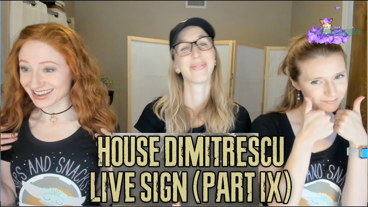 House Dimitrescu LIVE Signing (Part 9) With Maggie Robertson, Bekka Prewitt, and Nicole Tompkins