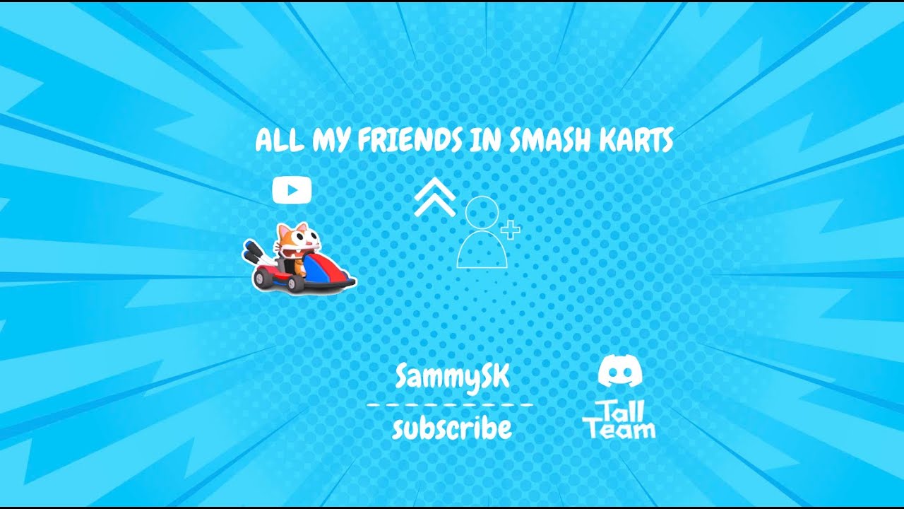 All My Friends in smash karts! #smashkarts