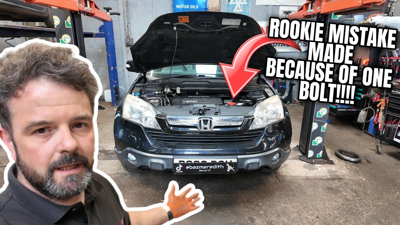 I MAKE A ROOKIE MISTAKE!!!!! HONDA CR-V WITH A SLIGHT SLIPPAGE OF THE CLUTCH PLUS OTHER BITS ..... 