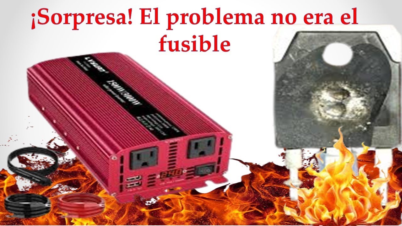 Error COMÚN en inversores Por qué cambiar el fusible no siempre basta Caso real Xuyuan