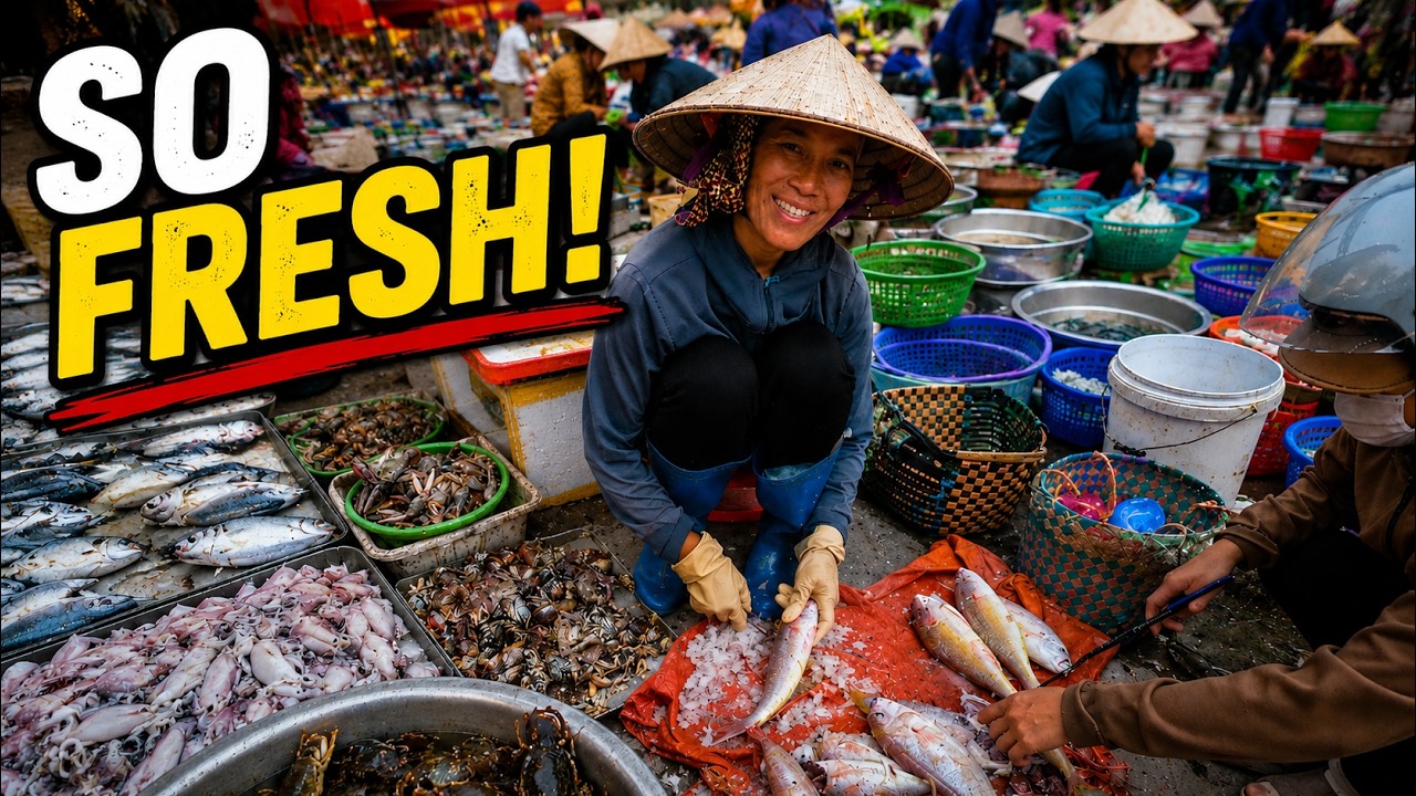 What does a real seafood market in Vietnam actually look like? 🇻🇳