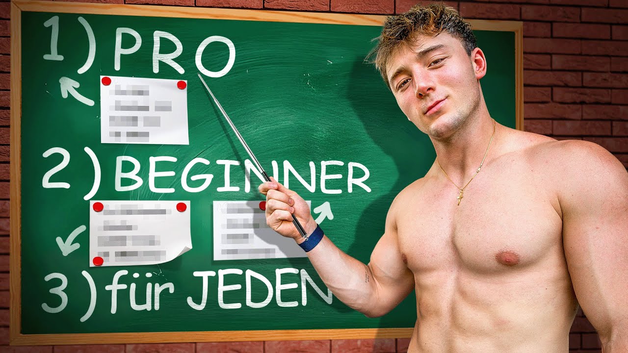 Top 3 Trainingspl&auml;ne f&uuml;r Muskelaufbau (GENAU ERKL&Auml;RT)