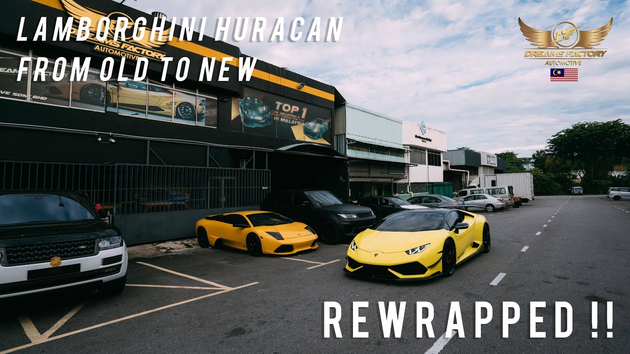 Our Wrapping Process | Lamborghini Huracan Rewrapped by Dreams Factory