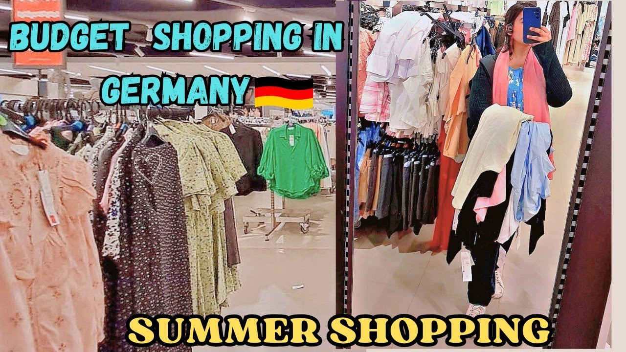 SUMMER SHOP WITH ME 🛍🎀 || Student Life in Germany 🇩🇪