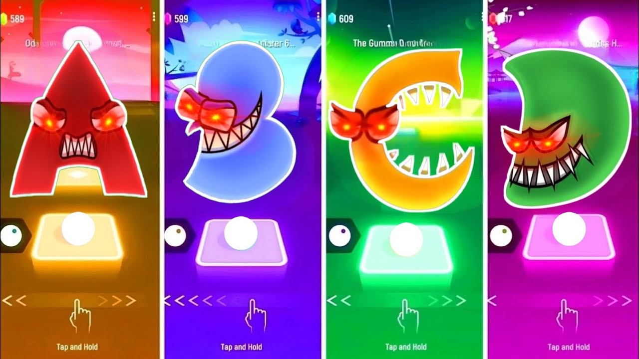 Evil Alphabet Lore - A 🆚 Evil Alphabet Lore - B 🆚 C 🆚 D. 🎶 Who Is Best?🎵 Tell We? 😍
