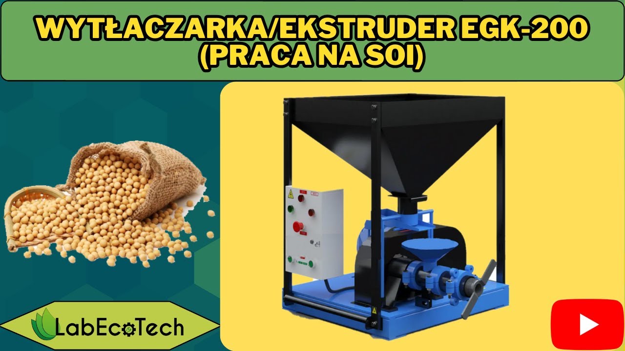 Wytłaczarka/Ekstruder EGK-200 (Praca na soi) firmy LabEcoTech