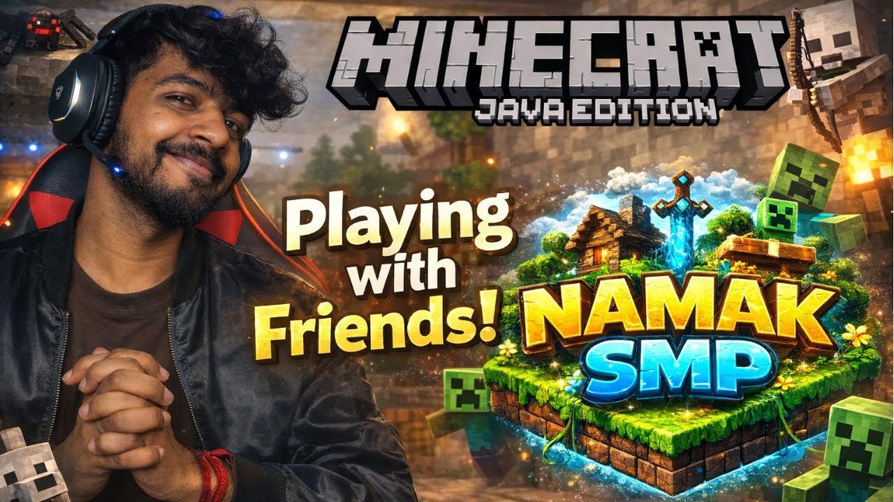 I Survived 1000 + Days in NAMAK SMP (Minecraft Java Edition) – INSANE Survival Adventure! 🔥