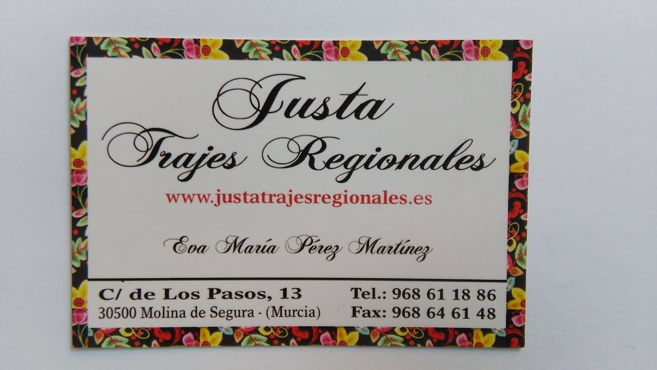 Justa Trajes Regionales BORDADOS V rejilla