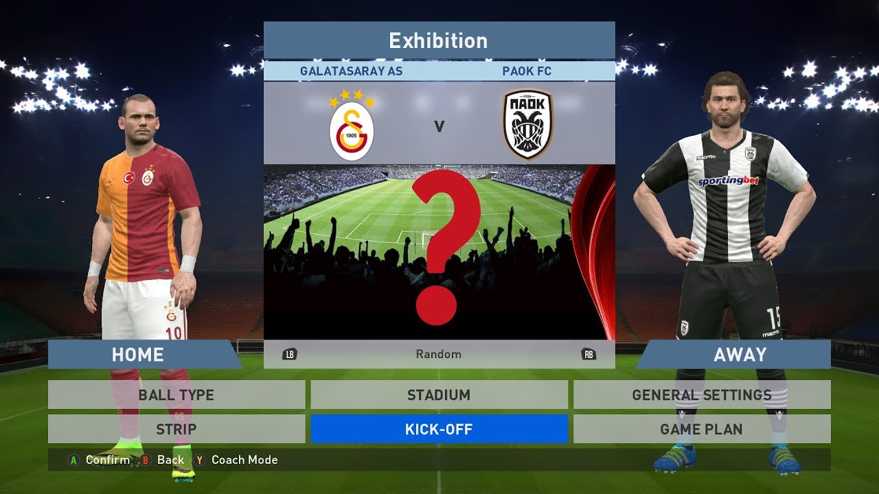 Galatasaray AS vs Paok FC, T&uuml;rk Telekom Arena, PES 2016, PRO EVOLUTION SOCCER 2016, Konami, PC GAME
