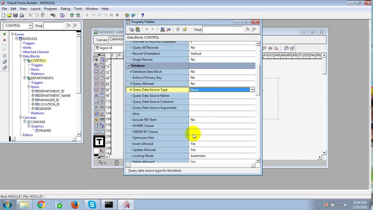 create control block in oracle forms 10g | Muhammad Abdul Quium (V-1)