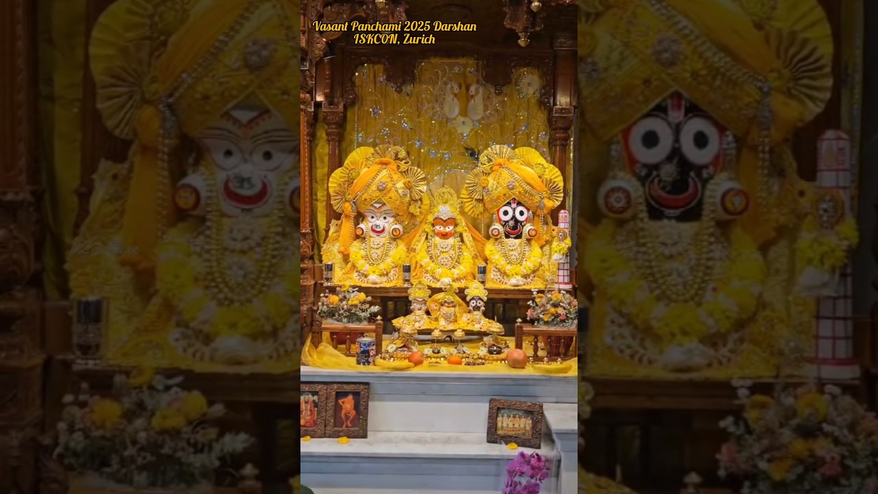 Vasant Panchami 2025 #saraswativandana #b2culture #basantpanchami #hindufestival #iskcontemple