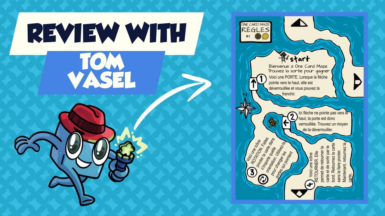 One Card Maze Review:  Quick Take with Tom Vasel