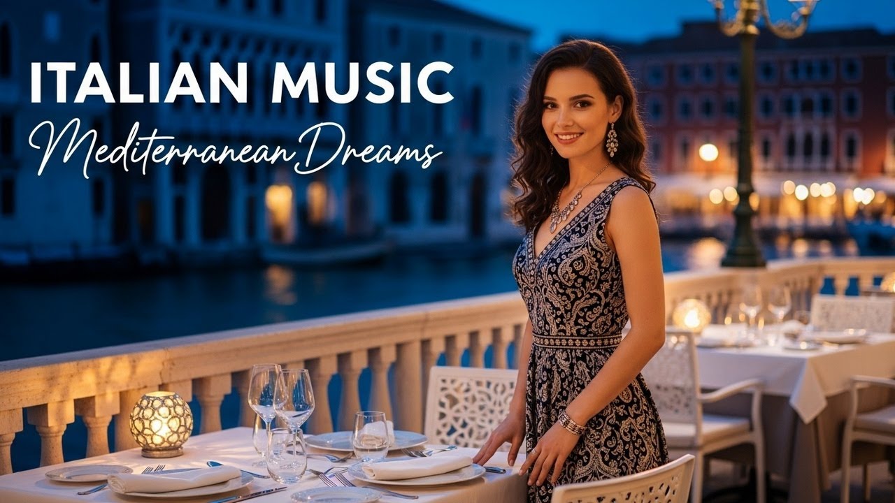 🎶 Italian Vibes & Mediterranean Music 🎶 Scenic Amalfi Coast & Lake Como Calm Smooth Sound Flow