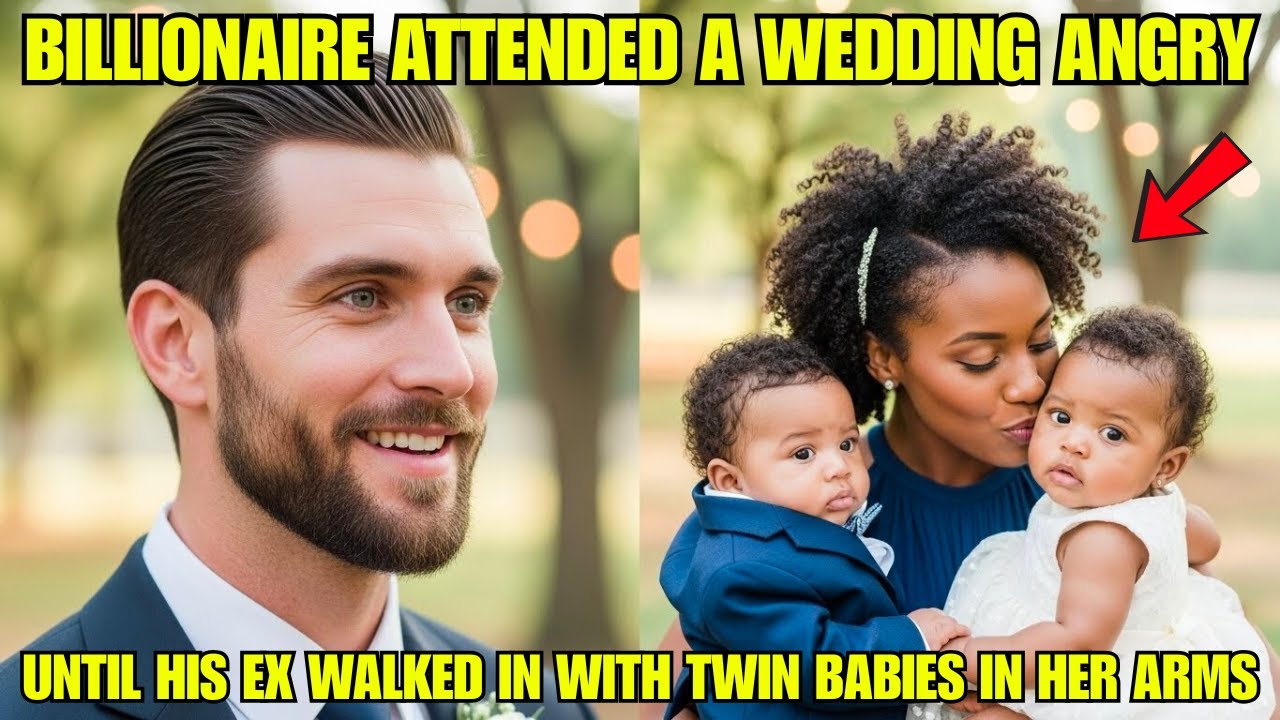 BILLIONAIRE ATTENDED A WEDDING ANGRY — UNTIL HIS EX WALKED IN WITH TWIN BABIES IN HER ARMS