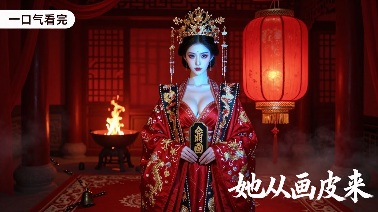 《她從畫皮來》💖畫皮鬼現身？龍虎山追殺？# 靈異故事 #懸疑劇情