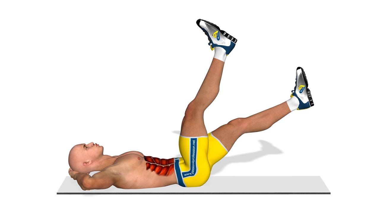 Abdominales inferiores: Elevación de piernas en 4 pasos