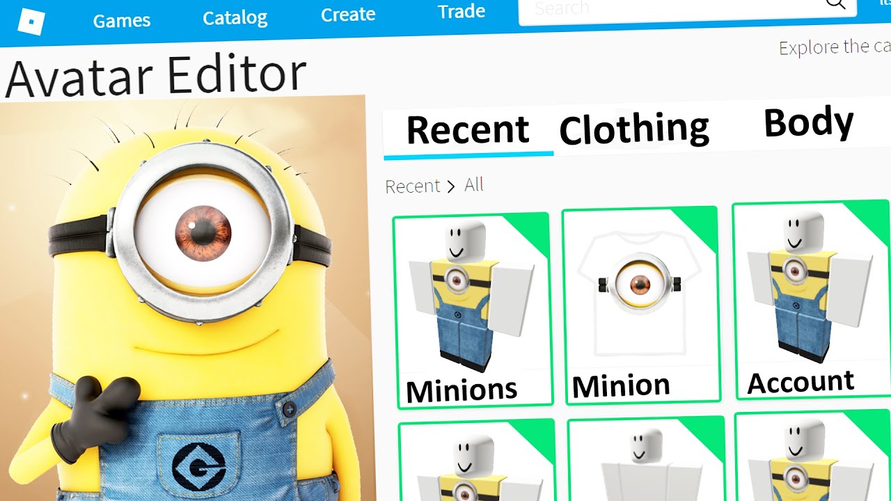 MAKING MINIONS a ROBLOX ACCOUNT