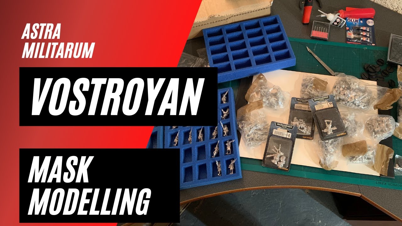 Astra Militarum Vostroyan Firstborn conversion - Mask