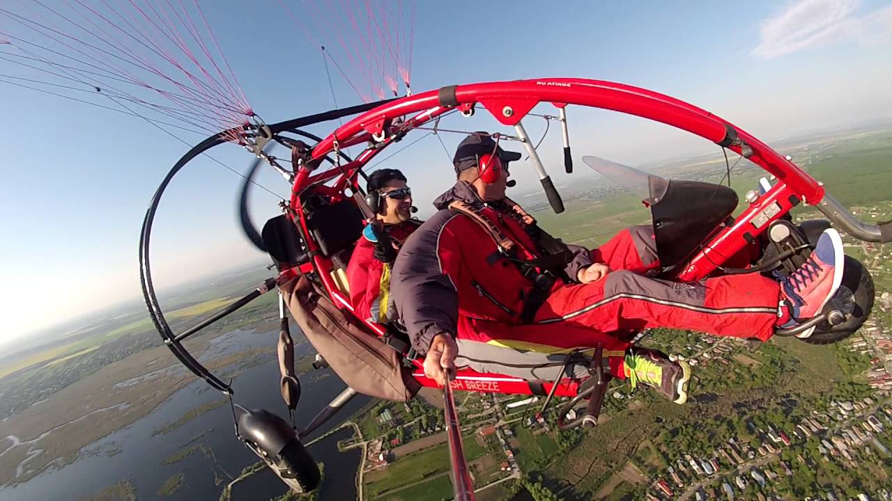 Comana Apr 2016 - Dan Voivozeanu & Costel Ipate GOPROH3 Motoparapanta Xcitor Fresh Breeze Paratrike
